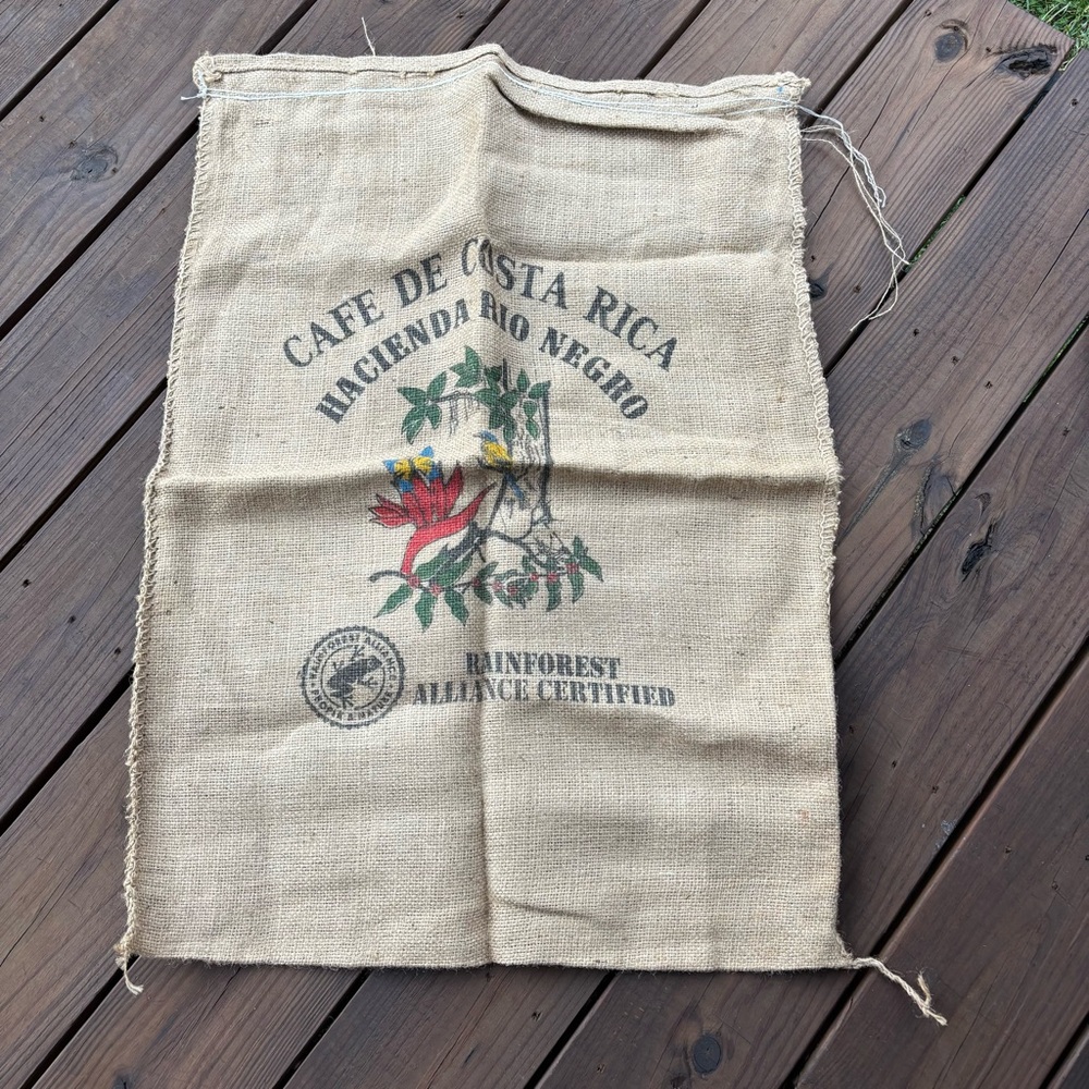 3 Burlap Coffee Sacks For Crafting or Decor - Picture 7 of 11